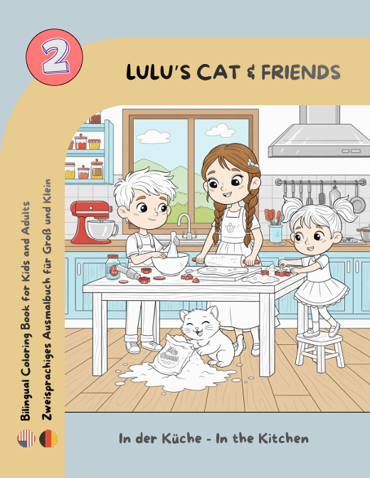 Buchcover: Lulu`s Cat and Friends "In der Küche" Band 2