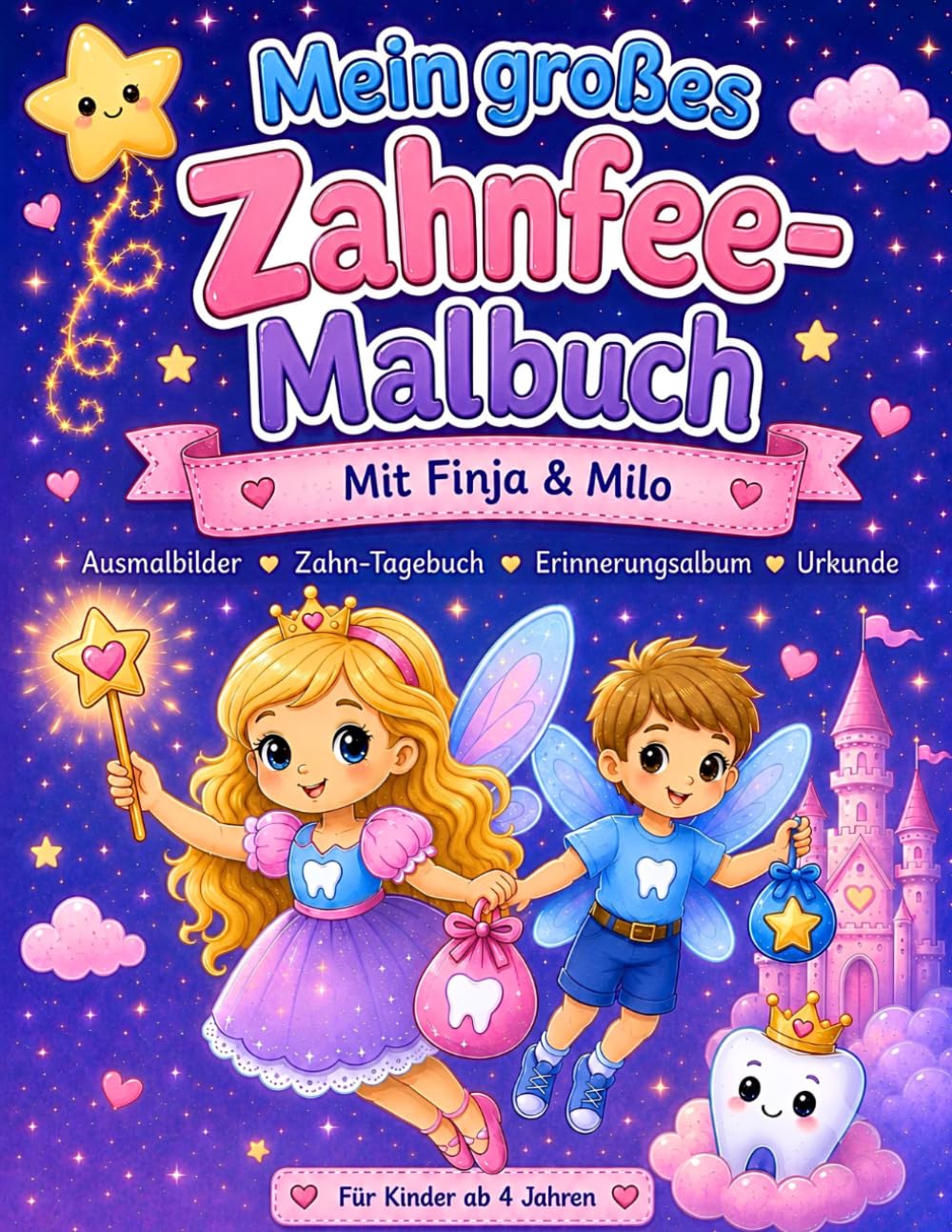 Buchcover: Mein großes Zahnfee-Malbuch