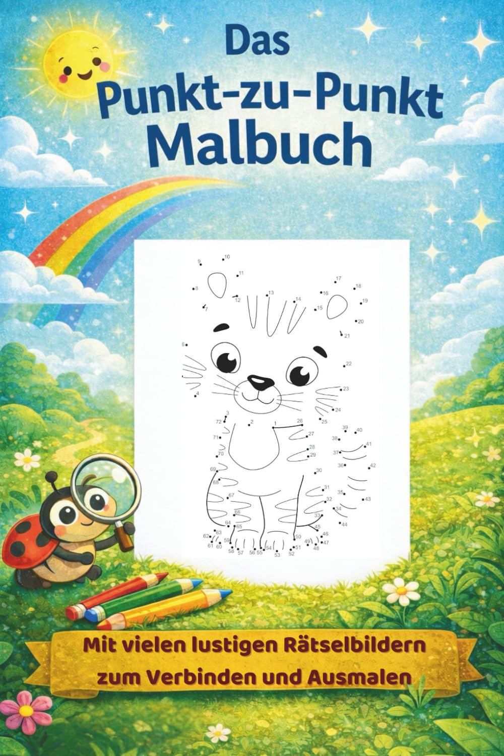 Buchcover: Das Punkt-zu-Punkt Malbuch